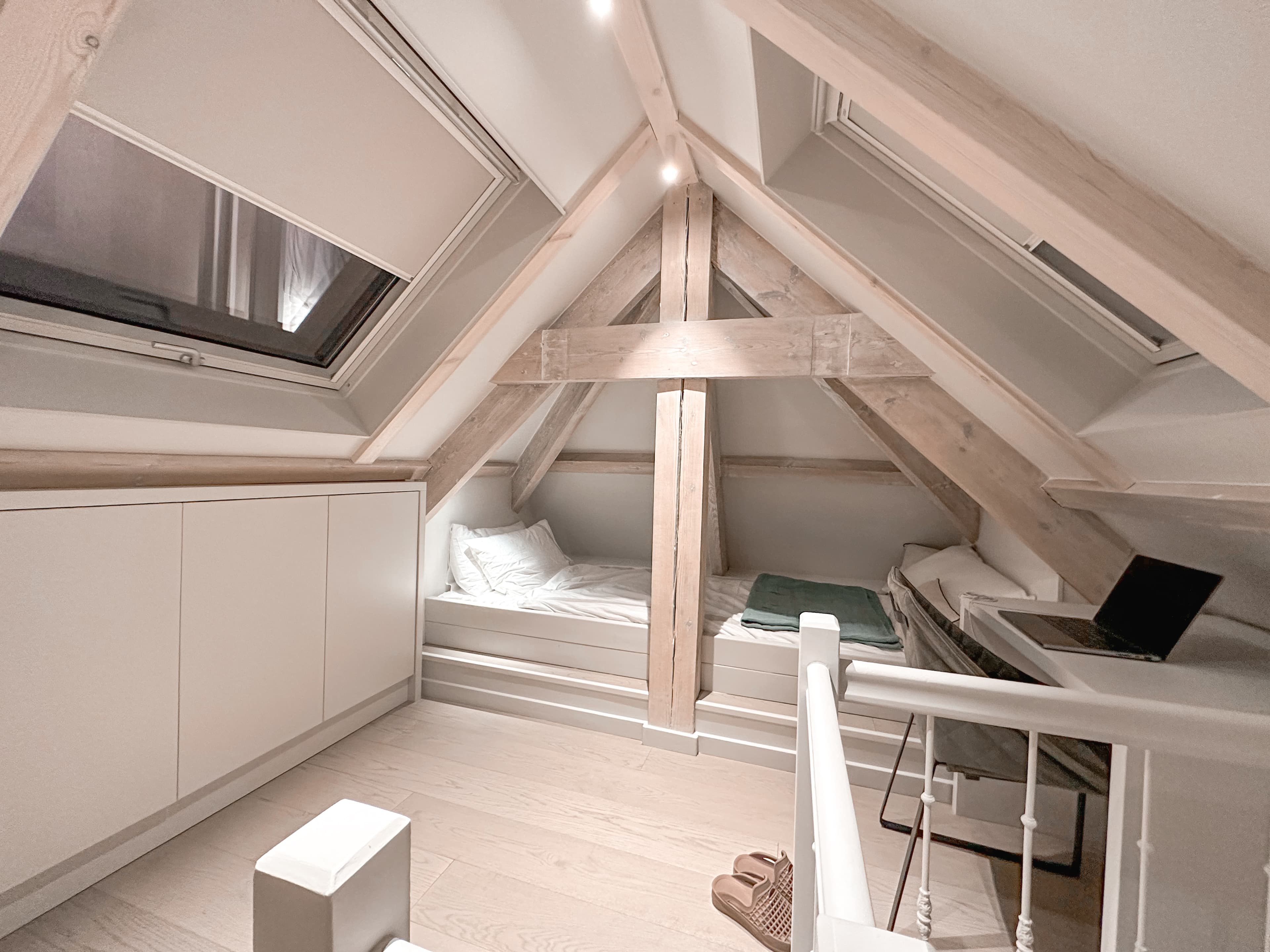 Amsterdam attic bedroom and play space